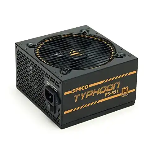 Gaming-Netzteil SPYCO Typhoon PS-851, 850 W, 80 Plus Gold