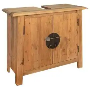 Waschbeckenunterschrank vidaXL, Recyceltes Massivholz