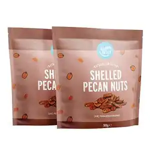 Pekannüsse Happy Belly Amazon-Marke, 2 x 500g