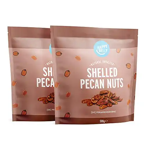 Pekannüsse Happy Belly Amazon-Marke, 2 x 500g