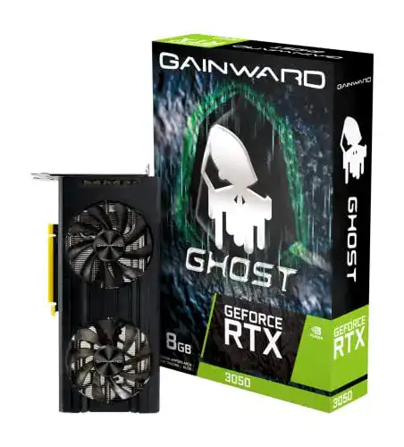 GeForce RTX 3050 Gainward RTX3050 Ghost 8GB DDR6 3222