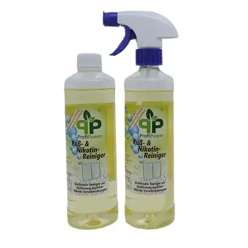 Nikotinentferner PROFI POWER Ruß- u. Nikotin-Reiniger 2x 500ml