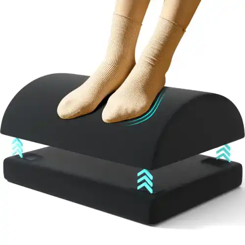 Ergonomische Fußstütze QUTOOL Premium Schaumstoffkern
