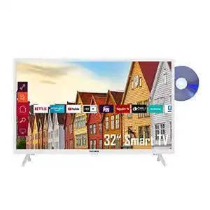 Fernseher weiß TELEFUNKEN XF32K559D-W 32 Zoll Fernseher