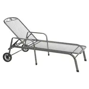 Strandliege mit Rollen MWH Das Original 879003 Rollen Lounge