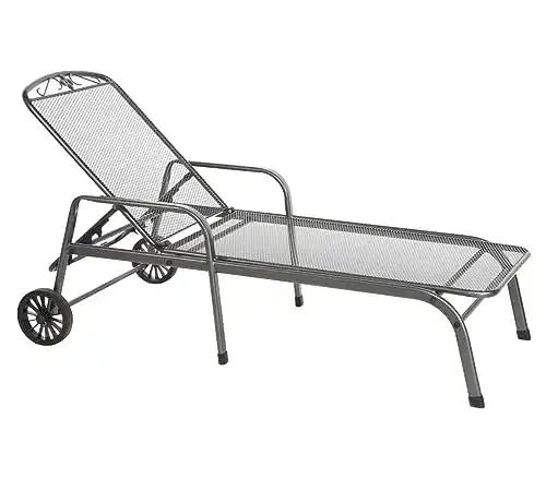 Strandliege mit Rollen MWH Das Original 879003 Rollen Lounge