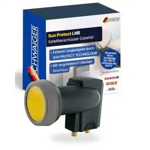 Schwaiger-LNB SCHWAIGER 340 Twin LNB mit Sun Protect, 2-Fach