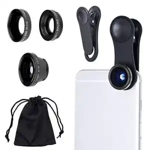 Fisheye-Objektiv Handy CAMKIX Universelles 3 in1 Set
