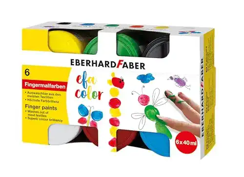 Fingerfarben Eberhard Faber 578606 – EFA Color -Set