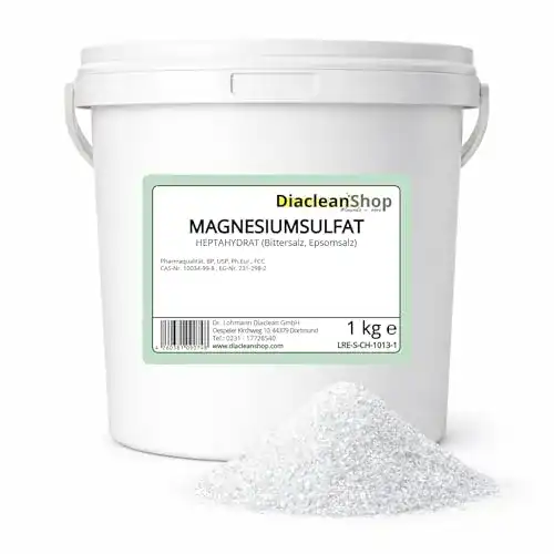 Bittersalz DIACLEANSHOP 1kg – Epsom Salz – Magnesiumsulfat