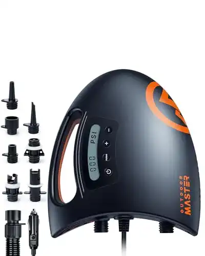 SUP-Pumpe OutdoorMaster The Shark Elektrische Luftpumpe SUP
