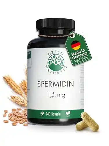Spermidin-Kapseln GREEN NATURALS, 240 Kapseln á 660mg
