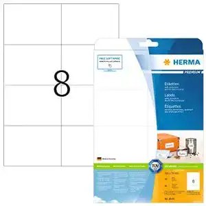 Versandetiketten HERMA 8645 Universal Etiketten DIN A4 groß