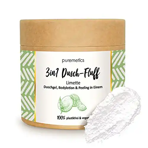 Duschpeeling Puremetics 3in1 Dusch-Fluff “Limette“ (250g)