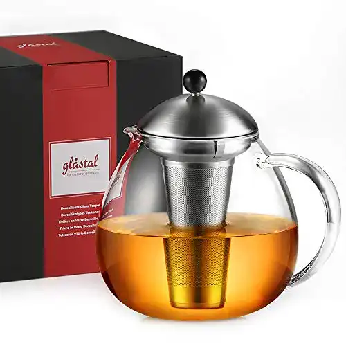 Die beste Teekanne Glas glastal Glas Silberne Teekanne 1500ml 2026 Test Bestseller Teekanne Glas glastal Glas Silberne Teekanne 1500ml