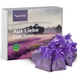 Lavendelsäckchen nutrist 10x Duftsäckchen Kleiderschrank