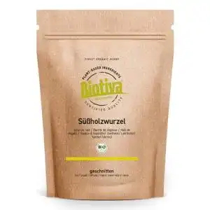 Süßholzwurzel-Tee Biotiva Bio geschnitten 250g, 100% Bio-Qualität