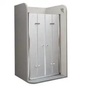 Duschtür i-flair Satinierte Falttüren 68-160 cm, mit 6mm