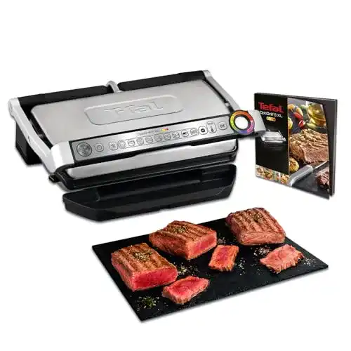 Profi-Kontaktgrill Tefal OptiGrill XL GC722D, XL-Grillfläche
