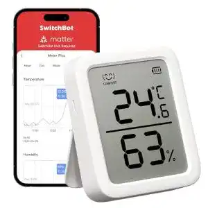 Bluetooth-Thermometer SwitchBot, mit Smart Alert, LCD