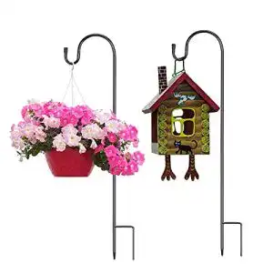 Hirtenstab DKINY 2pcs 100cm Garten Schäferhaken Metall