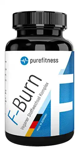 Stoffwechsel-Booster Purefitness F-BURN vegan, 100 Kapseln