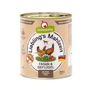 Nassfutter Hund getreidefrei GranataPet Liebling’s Mahlzeit, 6×800