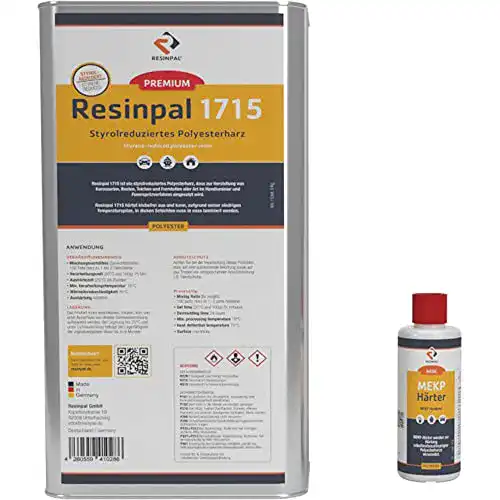Polyesterharz RESINPAL mit Härter | 5 kg 1715 + 100 g Härter