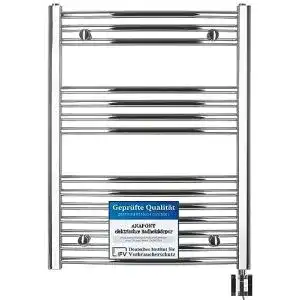 Badheizkörper anapont elektrischer – Chrom gebogen – Timer