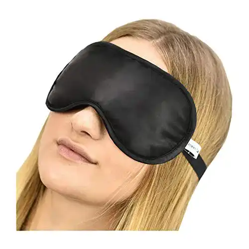 Schlafmaske Jasmine Silk 100% Seide Augenmaske Reisen Silk Eye