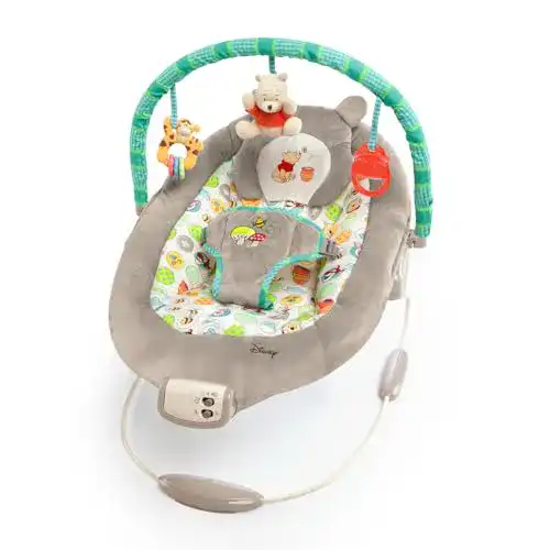 Elektrische Babywippe Bright Starts, Disney Baby, mit Vibrationen
