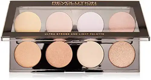 Highlighter-Palette MakeUp Revolution Ultra Strobe and Light