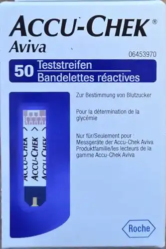 Blutzuckerteststreifen Accu Chek  AVIVA, 50 Stück
