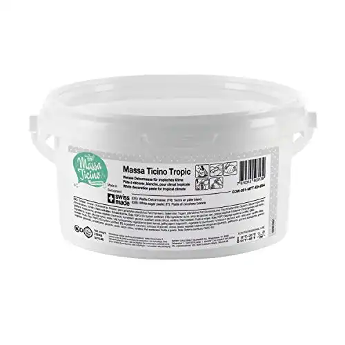 Rollfondant Massa Ticino Bride White, das Original von Carma