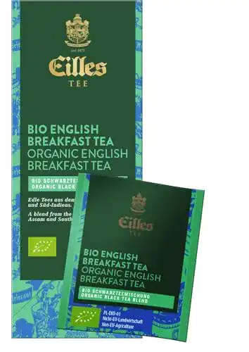 Schwarzer Tee Eilles Teebeutel Schwarztee English Breakfast, 2 x 25