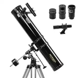 Spiegelteleskop Omegon Teleskop N 114/900 EQ-1