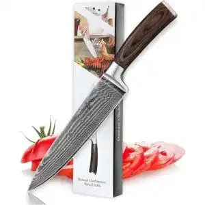 Wakoli-Damastmesser Wakoli EDIB Chefmesser 20 cm Klinge