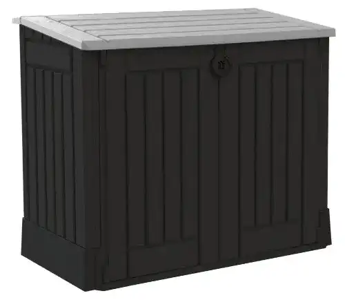 Mülltonnenbox Keter Store it Out Midi, Schwarz, 845L