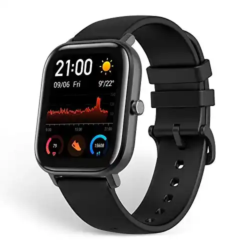 Smartwatch Amazfit GTS mit 12 Sportmodi, GPS 1.65” AMOLED