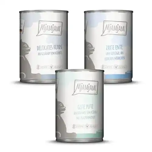 MjAMjAM-Katzenfutter MjAMjAM Nassfutter, Mixpaket II 6 x 400 g