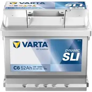 Autobatterie 52Ah VARTA C6 Silver Dynamic