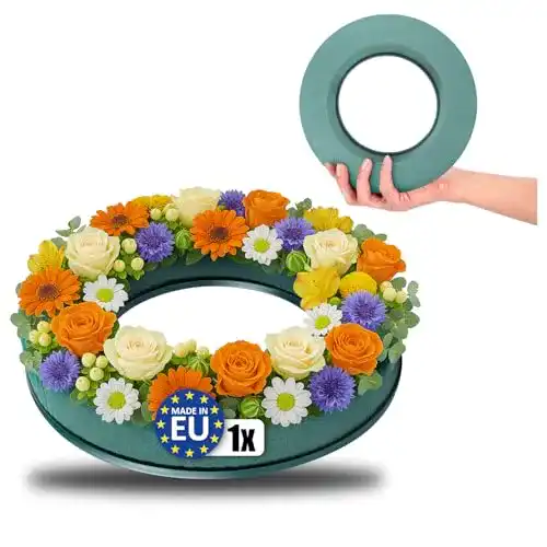Die beste Adventskranz-Rohling com-four ® Steckmasse in Ringform 2026 Test Bestseller Adventskranz-Rohling com-four ® Steckmasse in Ringform