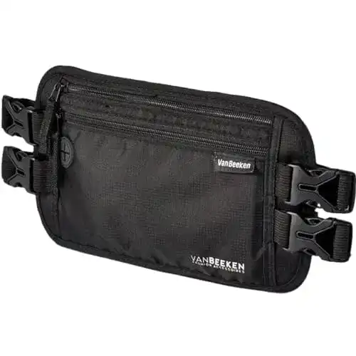Bauchtasche diebstahlsicher VAN BEEKEN Geldgürtel für Reisen