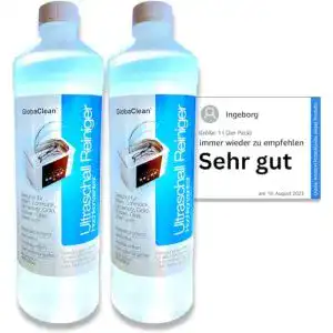 Ultraschallreiniger-Flüssigkeit GlobaClean 2er Pack