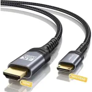 Mini-HDMI-Kabel JSAUX Mini HDMI to HDMI Cable 2M