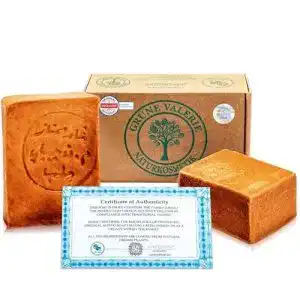 Aleppo-Seife Grüne Valerie Naturkosmetik Set 2 x 200g