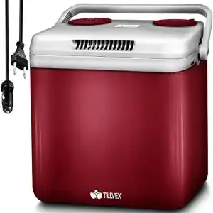 Kühlbox (30 Liter) tillvex Kühlbox elektrisch 32L Mini-Kühlschrank