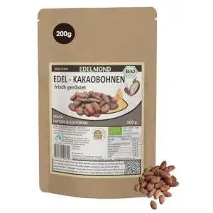Kakaobohnen Edelmond geröstete FAIR TRADE. Bio frische Röstung