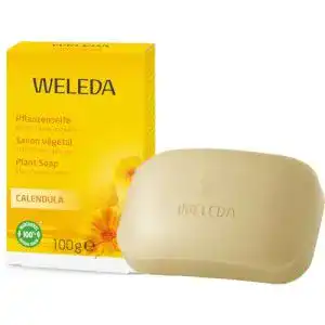 Seife WELEDA Calendula Pflanzen, vegane Naturkosmetik 100 g