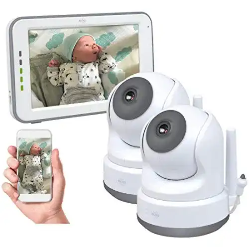 Die beste Babyphone mit 2 Kameras ELRO BC3000-2, 12,7 cm Touchscreen 2026 Test Bestseller Babyphone mit 2 Kameras ELRO BC3000-2, 12,7 cm Touchscreen